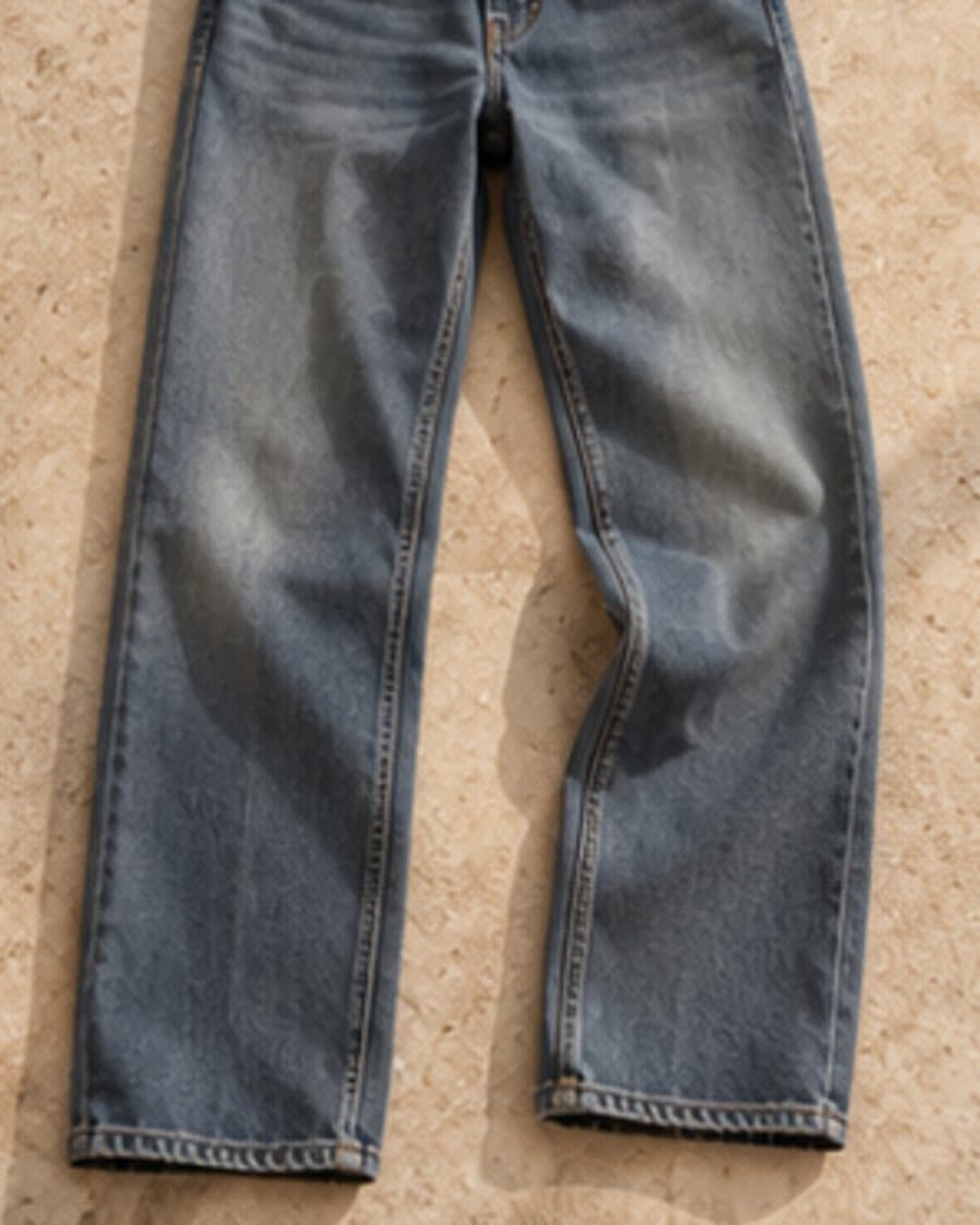 Slate Straight Jean